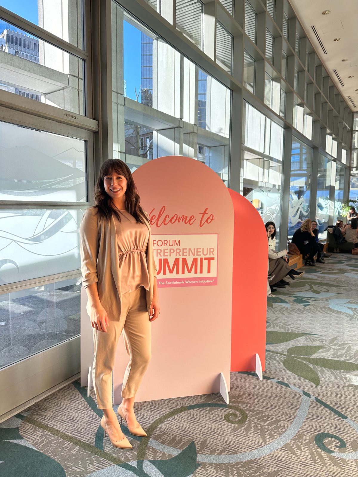 Summit welcome installation